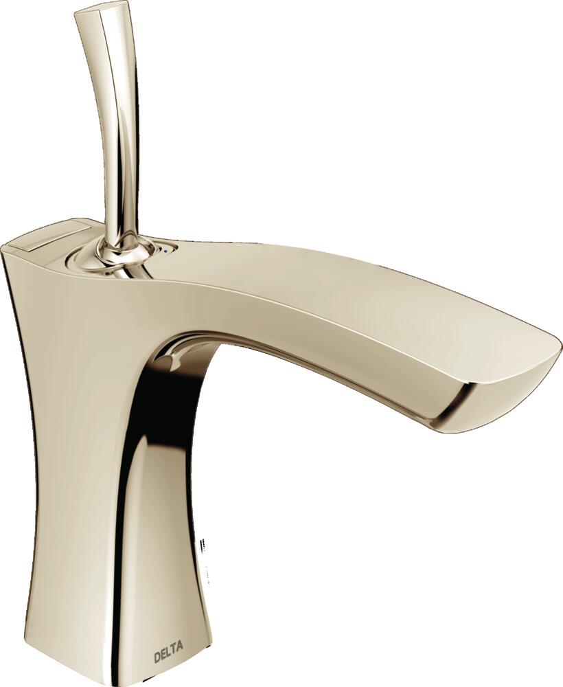 Delta Tesla Single Handle Bathroom Faucet Polished Certified Refurbished