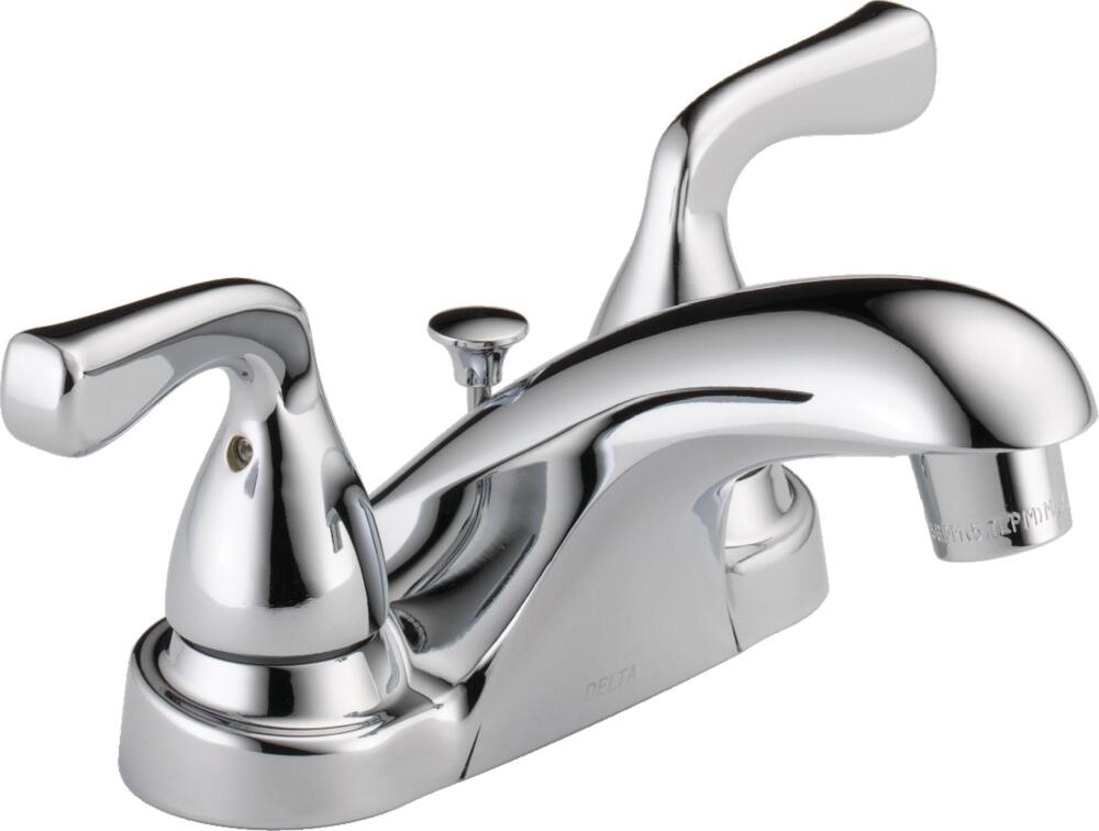 Delta Foundations 2 Handle Centerset Bathroom Faucet Certified Refurbished