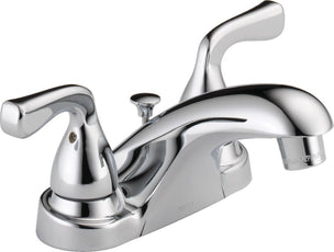 Delta Foundations Two Handle Centerset Bathroom Sink Faucet