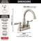 Delta Windemere Centerset Bathroom Faucet 2-Handle