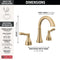 Delta Faryn Two Handle Widespread Bathroom Sink Faucet