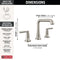 Delta Saylor 2-Handle Widespread Bathroom Faucet