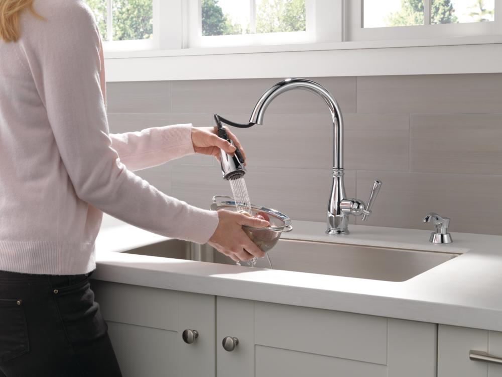 Delta Charmaine Pull-Down Kitchen Faucet Single Handle