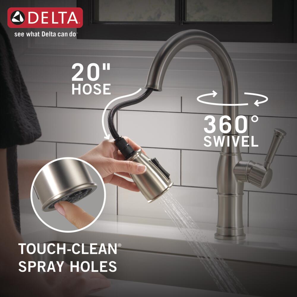 Delta Valdosta Single Handle Pull-Down Kitchen Faucet