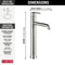 Delta Trinsic Single Handle Vessel Bathroom Faucet