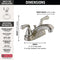 Delta Foundations Centerset Bathroom Sink Faucet Eco-Friendly