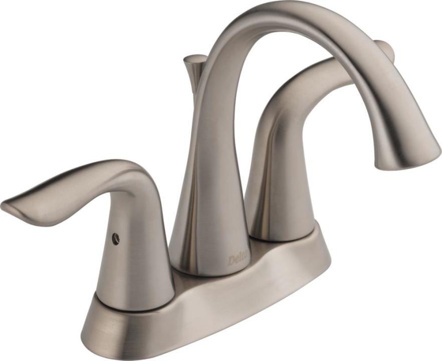 Delta Lahara Centerset Bathroom Sink Faucet Two Handle Tract Pack