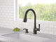 Delta Charmaine Pulldown Kitchen Faucet with Soap Dispenser Certified Refurbished