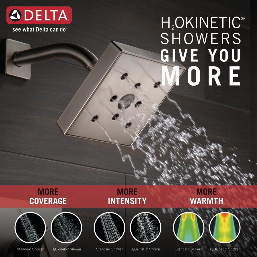 Delta Ara H2Okinetic Shower Trim Single Handle 14 Series Certified Refurbished
