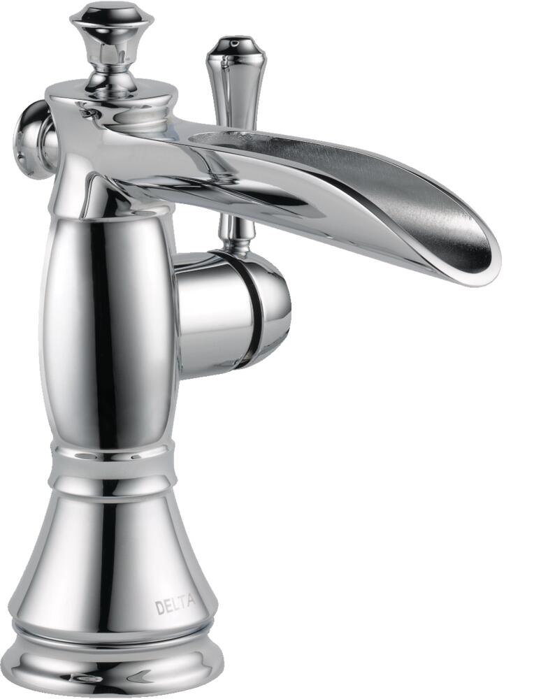 Delta Cassidy Single Handle Single-Hole Channel Bathroom Sink Faucet Certified Refurbished
