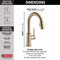 Delta Trinsic Single Handle Pull-Down Bar/Prep Faucet