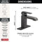 Delta Ara Single Handle Bathroom Sink Faucet