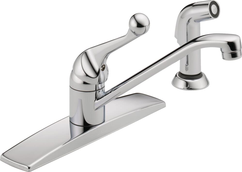 Delta 134 / 100 / 300 / 400 Series Kitchen Faucet Single Handle with Spray Certified Refurbished