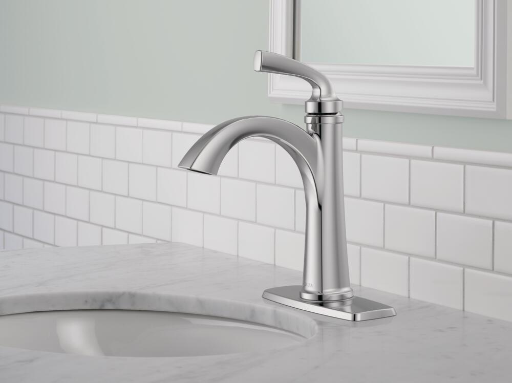 Delta Geist Single Handle Bathroom Sink Faucet